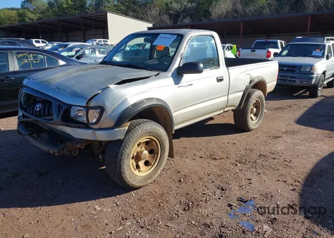 2002 Toyota Tacoma z USA, uszkodzony, nr VIN 5TEPM62N02Z122374